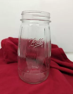 Ball Mason Jar Tapered Juice Decanter 26oz. A7 Vintage Clear Glass • $12.95