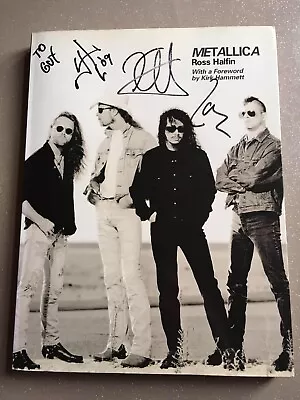 MetallicA Signed Ross Halfin Book • £850