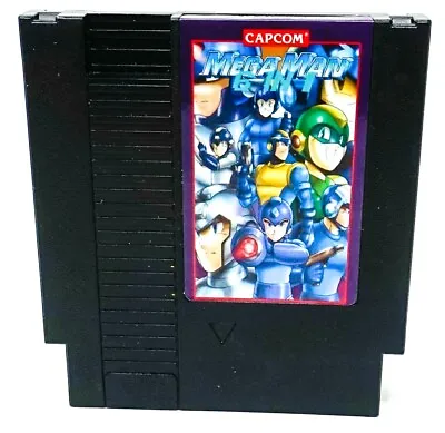 MegaMan: 6-in-1 [CapCom NES-USA/CAM1 3-Screw Black Case 1985] • $79.99