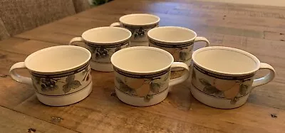 Mikasa Intaglio Garden Harvest Cups Set Of 6 - CAC29 Tea - Coffee Mug • $24.99