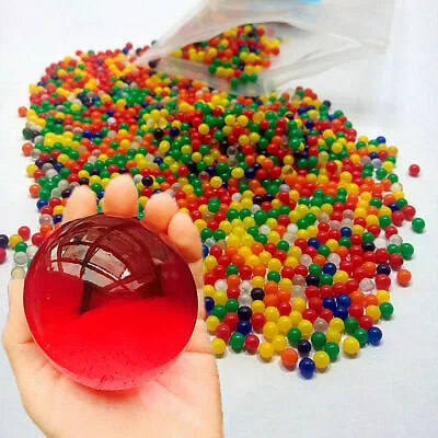 $4.99 • Buy Large Giant Jumbo Orbeez Water Beads Seeds Crystal Soil Jelly Gel  Magic Balls