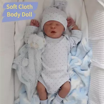 Reborn Baby Doll Silicone Vinyl Cloth Preemie Doll Already Finished 38-43cm • £56.76