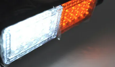 2x LED Front Park / Clear Amber Indicator & DRL Light Bump For ARB & TJM Bullbar • $49.99