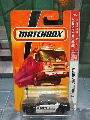 Year 2008 Matchbox Emergency Response 1:64 Die Cast Car #61 Police DODGE CHARGER • $17.99