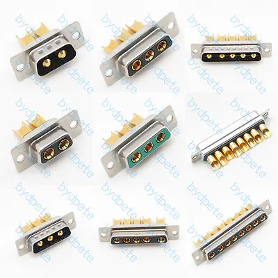 D-SUB DB 2-8 Pin Plug Jack Connector Adapter 30A High Current Power Gold Plated • $19