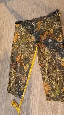 Mossy Oak Pants Mens XL ( 44w ×25 Inseam) Break Up Camo Cargo Outdoor Hunting • $13.29