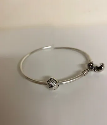 Pandora Pave Star Ball Clip With Cubic Zirconia • £9