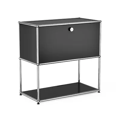 USM Haller Style Modern Storage Cabinet Metal Lower Shelf Sideboard Credenza USA • $399.98