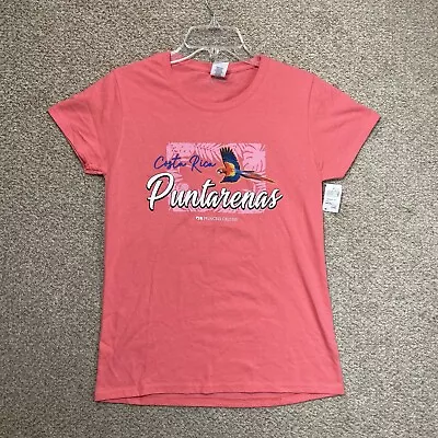 $9.99 • Buy Caribbean (Puntarenas Costa Rica) T-shirt Size M Princess Cruises Vacation Coral