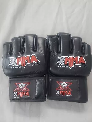 XMMA-Mixed Martial Arts Gloves With Wrist Strap Size Large With Durable LEATHER • $6