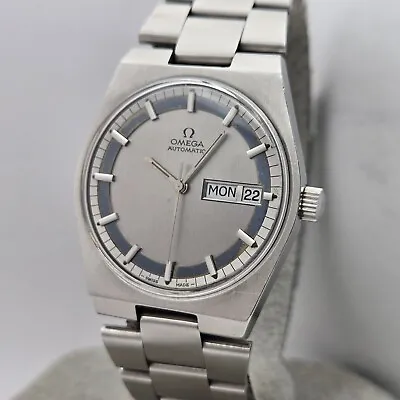 Vintage OMEGA 1660125 Men's Automatic Watch Cal.1020 Day/date Swiss 1975 • $899