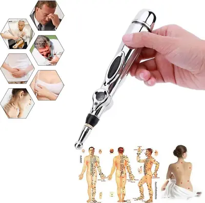 Acupuncture Pen 3-In-1 Electronic Acupuncture Pen For Pain Relief Powerful Meri • $12.49