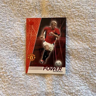 Manchester United/Man Utd Beckham Limited Edition Card • £7.20