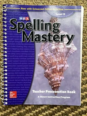 $190 • Buy Spelling Mastery Teacher Presentation LEVEL D