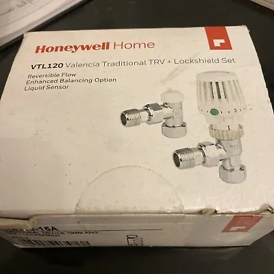 Honeywell VTL120-15A Thermostatic Radiator Valve & Lockshield Valve • £35