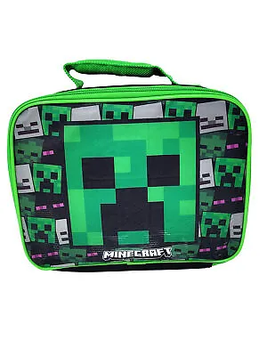 Minecraft Insulated Lunch Bag Skeleton Creeper Zombie Mob Gaming • $13.99