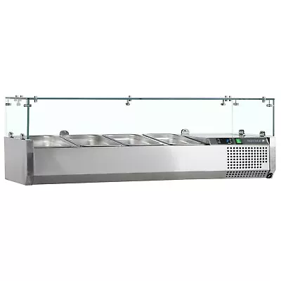 1200 MmTOPPING COUNTER  FOOD PREPERATION BAR COUNTER TOP DISPLAY SHELF FRIDGE    • £599