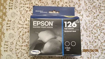 New  Open  Box Loose ONE Epson 126 Black Ink Cartridge Exp. 4-25 • $12.99