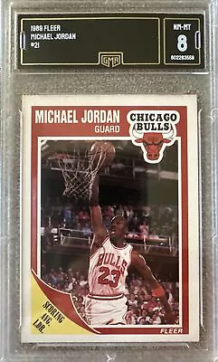 1989 Fleer Michael Jordan GMA 8 NM – MT • $15.95