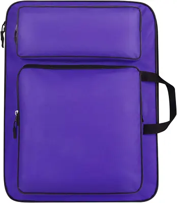 Art Portfolio Case A3 Artist Drawing Board Bag Waterproof Art Carrying Bag Porta • £25.16