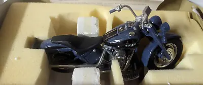Franklin Mint Harley Davidson Blues Missile Fat Boy  Motorcycle  1:10 Scale • $54.99