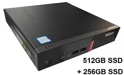 Lenovo ThinkCentre M710Q Tiny Core I5 6500T/ 16GB Ram 500GB SSD+ 256GB SSD/ WiFi • $259