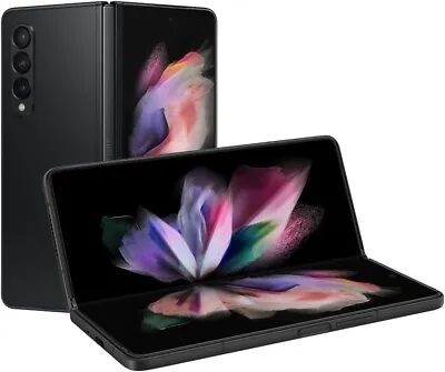 Samsung Galaxy Z Fold3  5G SM-F926U 256GB Black (FACTORY UNLOCKED) NEW OTHER • $459.55