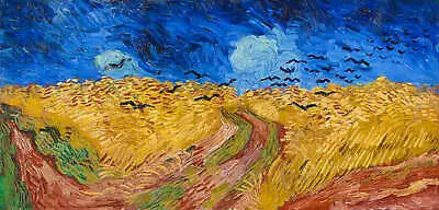 Wheatfield With Crows By Vincent Van Gogh Art Print • $11.95