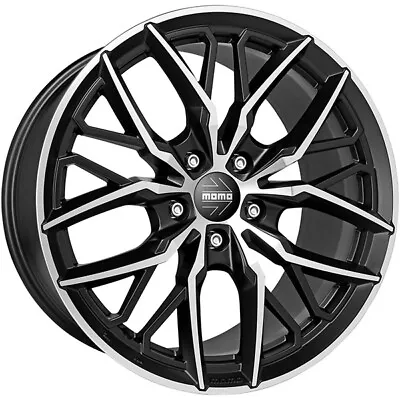 Alloy Wheel Momo Spider For Audi S4 85x19 5x112 Matt Black Polished 84o • $408.40