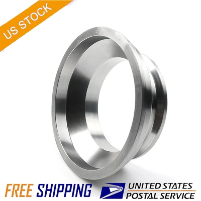 $35 • Buy 3  To 4  Steel Exhaust V-band ADAPTER Vband V Band 3.0 Adaptor Flange CNC 3in 4