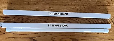 2x T4 Fluorescent Tubes 10W 3400K Under Cabinet Flourescent Lamps • £15