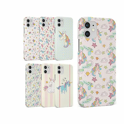 Case For Iphone 15 14 13 12 11 Se 8 Pro Max Hard Phone Cover Cute Unicorns Stars • £5.99