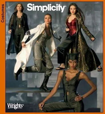 Simplicity Sewing Pattern 4962 Misses Catwoman Tomb Raider Costume Size 14-20 • $26.25