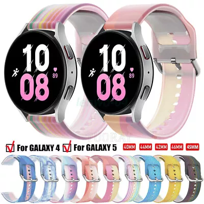2022 - Sport Silicone Band Strap For Samsung Galaxy Watch 5 4 Active 2 40-46mm • $17.16