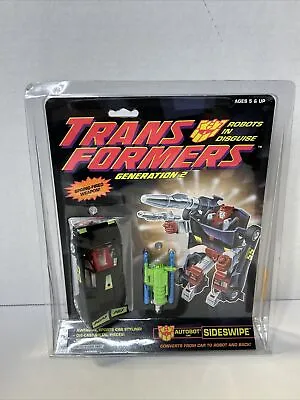 Transformers Original G2 1992 Autobot Sideswipe Mint Sealed In Package HTF J2 • $289.99