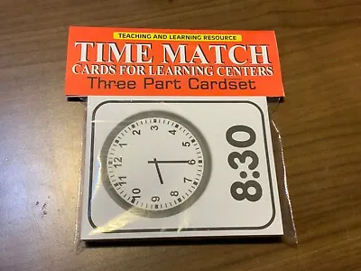 Montessori -Time Match - Cards For Learning Center - Three Part Card Set  • $5.50
