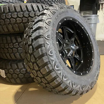 20x10 Moto Metal MO970 Black Wheels 35  RBP MT Tires 8x170 Ford Super Duty F250 • $2149