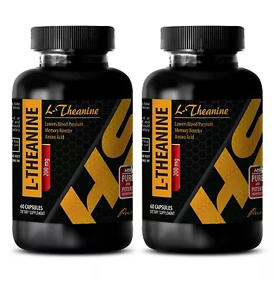 $58.70 • Buy Immune System Booster Natural - L-Theanine 200MG - Theanine Time Release - 2 Bot