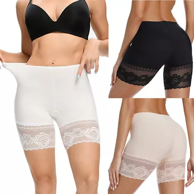 Women Seamless High Waist Tummy Control Pants Shaper Butt Lifter Safety Shorts • £12.79