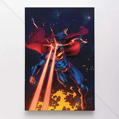 $54.95 • Buy Superman Poster Canvas DC Comic Book Cover Justice League Art Print #7999