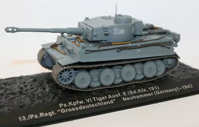 Altaya 1/72 Scale Diecast - Pz.Kpfw VI Tiger Ausf E - 13Pz Regt - Neuhammer 1943 • £11.99