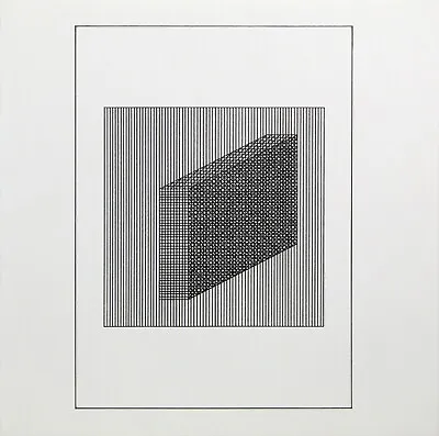 Sol LeWitt | Untitled XIII From  Ficciones  | 1984 | Serigraph | Mint Condition • $125