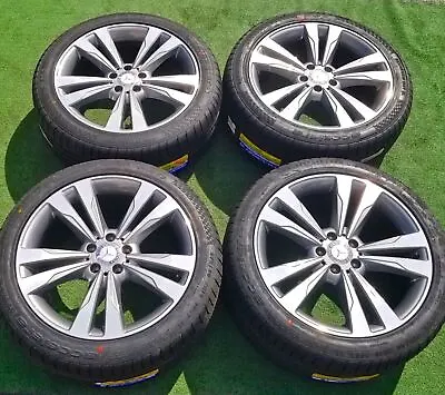 Factory Mercedes Benz 19 Wheels New Tires Set 4 Genuine OEM S560 S450 S350 S550 • $1899