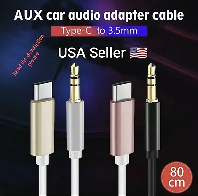 $5.49 • Buy Type C Audio Cable USB Type-C Male To 3.5mm Jack Male Car AUX Audio Adapter
