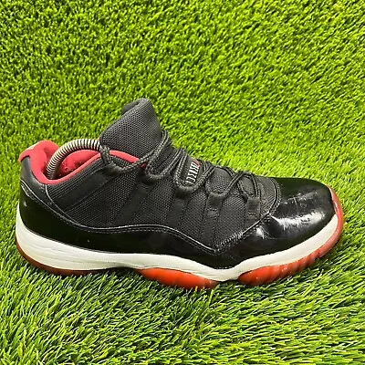 Nike Air Jordan 11 Retro Low Bred Mens Size 9 Athletic Shoes Sneakers 528895-012 • $49.99