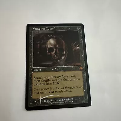 MTG Vampiric Tutor Retro Frame Foil Dominaria Remastered Mythic • $49