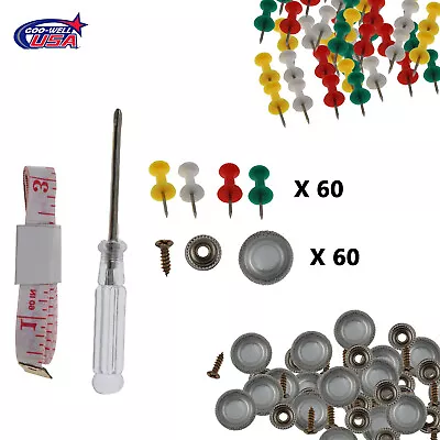 Roof Liner Ceiling Kit (60 X Car Roof Buckles &60 X Positioning Pins) For Honda • $12.23