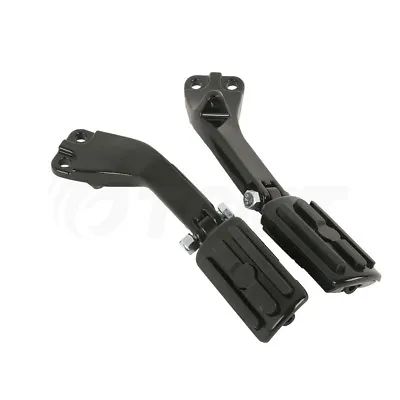 Passenger Foot Pegs Mount Kits Fit For Harley Dyna Fat Bob FXDF 2007-2017 • $59.99