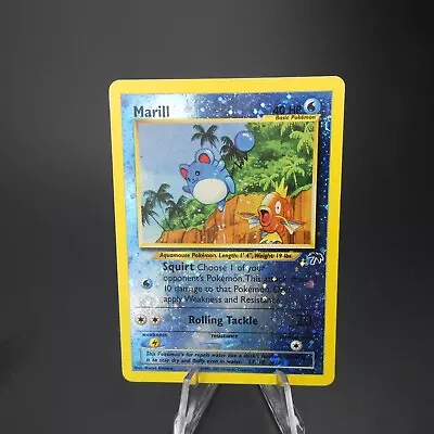 Marill 11/18 Southern Islands Pokémon Card Rare Reverse Holo - Pokemon TCG MP • $19.95