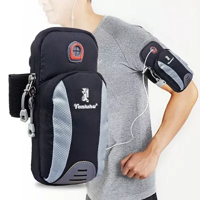 $21.99 • Buy Adjustable Fastener Gym Strap Case For Samsung S10 Note10 IPhone 11 X Armband